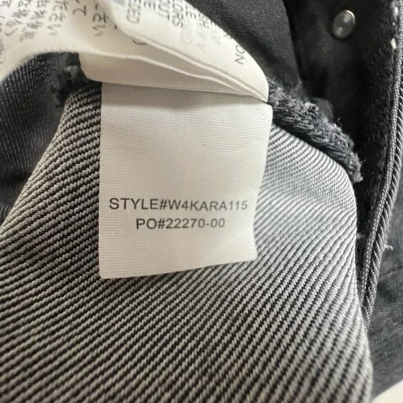 Prana Womens 8 Gray Low Rise Slim Straight Kara Jean #W4KARA115 - Picture 9 of 9